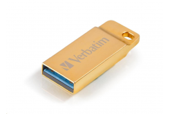 VERBATIM Flash Disk 32GB Metal Executive, USB 3.0, zlatá
