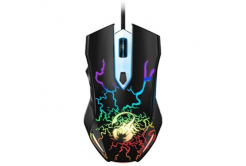 Genius Myš GX Gaming 31040002400, 2000DPI, optická, 6tl., drátová USB, černá