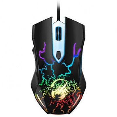 Genius Myš GX Gaming 31040002400, 2000DPI, optická, 6tl., drátová USB, černá