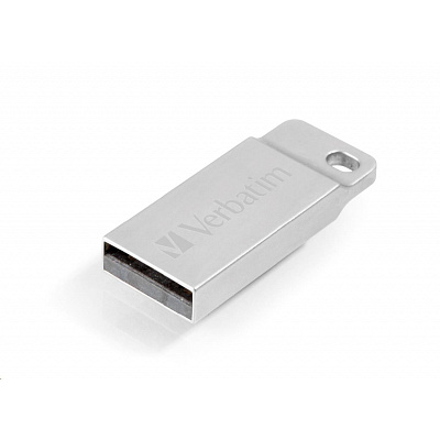 VERBATIM Flash Disk 16GB Metal Executive, USB 2.0, strieborna