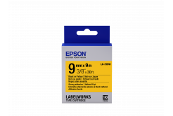 Epson LabelWorks LK-3YBW C53S653005 9mm x 9m, čierna tlač / žltý podklad, silne priľnavá, originálna páska
