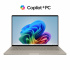 ASUS Zenbook A14 OLED  UX3407QA-OLED340X Notebook, SD-X1-26-100, 14", WUXGA, 32GB, 1TB, Adreno, W11P, Gold, 2R