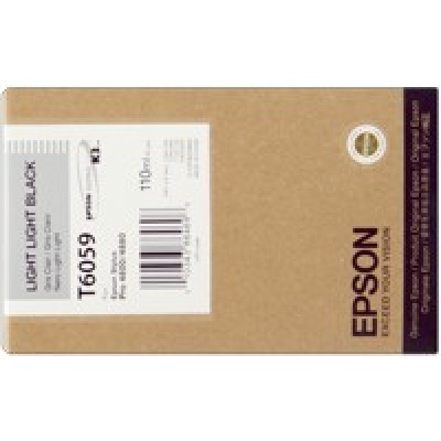 Epson T605900 svetle čierna (light black) originálna cartridge