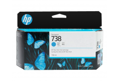 HP 738 498N5A azúrová (cyan) originálna cartridge