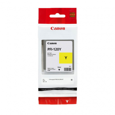 Canon PFI-120Y 2888C001 žltá (yellow) originálna atramentová cartridge