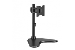 Powerton ERGO BASEO Polohovateľný držiak na monitor, čierny, 20KG, voľne stojaci, 17"-49", 75x75/100x100