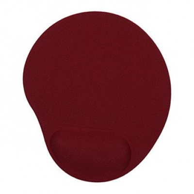Powerton ERGO PALMA Podložka pod myš gelová, vínově červená