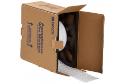 Brady LSZH-375-2-WT / 141242, etikety, THT Low Smoke Halogen Free Permasleeve Wire Marking Sleeves, 50.80 mm x 16.40 mm
