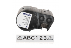 Brady M5C-1000-584 / 170935, 25.40 mm x 6.10 m, Plastic, čierna tlač / biely podklad