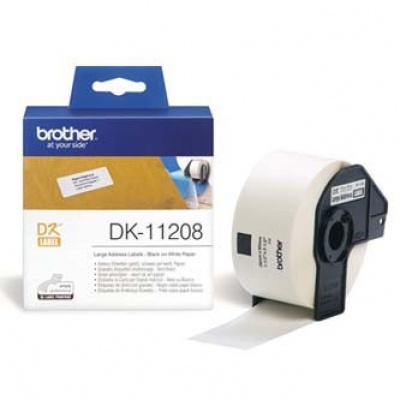 Brother DK-11208, 38mm x 90mm, originálna papierová role