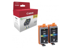 Canon CLI-36 CL farebná (color) sada originálne cartridge, 2ks