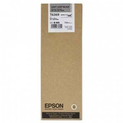 Epson T636900 svetlo čierná (light black) originálna cartridge
