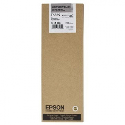 Epson T636900 svetle čierna (light black) originálna cartridge