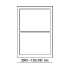 Samolepiace etikety 180 x 130 mm, 2 etikety, A4, 100 listov
