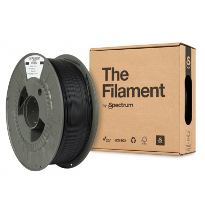 "The Filament" by Spectrum TF-24131, TPU-87A, 1,75mm, 1000g, Čierny (Black)