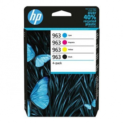 HP 963 6ZC70AE#301 CMYK sada originálne cartridge (blistr)