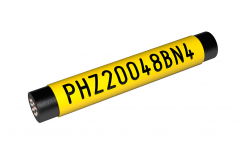 Partex PHZF20095BN4, plochá, žltá 100m, PHZ smršťovací bužírka certifikovaná