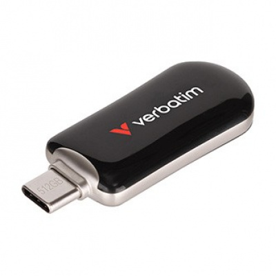 Verbatim 30227 Dual Quickstick, USB flask disk, USB C + USB A 3.2 Gen 1, 512GB, s pútkom, sivý