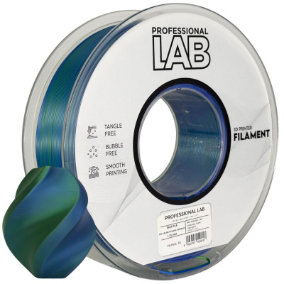 Professional Lab FG-P111-E1, 3D filament, PLA Silk, 1,75mm, 1000g,  Dual Color, Viacfarebný (Oceans embrace)