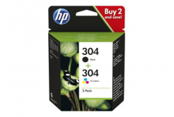HP304 3JB05AE čierna/farebná (CMYK) originálna sada cartridge