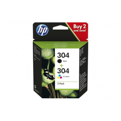 HP304 3JB05AE čierna/farebná (CMYK) originálna sada cartridge