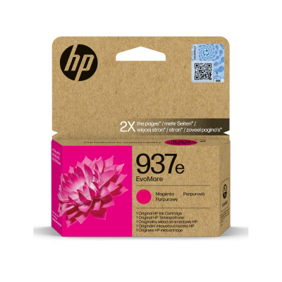 HP 937e 4S6W7NE EvoMore purpurová (magenta) originálna cartridge