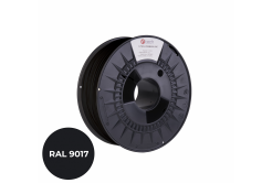 C-Tech 3DF-P-PA61.75-9017 3D filament, PREMIUM LINE, PA6, dopravná čierna, RAL9017, 1,75mm, 1kg