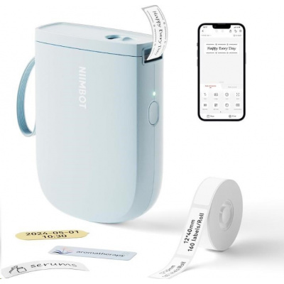 Niimbot D11-H Smart 1AA57331612, štítkovač, modrý + role etikiet