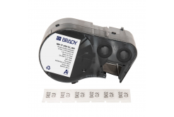 Brady M5-17-432-CL-BK / 170873, 25.40 mm, Polyester, čierna tlač / priehľadný podklad