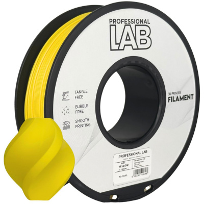 Professional Lab FG-P52-E1, 3D filament, PLA+, 1,75mm, 1000g, Žltý (Yellow)