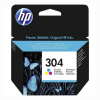 HP 304 N9K05AE farebná (color) originálna cartridge