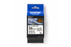 Brother TZ-SL261 / TZe-SL261 Pro Tape, 36mm x 8m, čierna tlač / biely podklad, originálna páska
