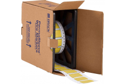 Brady 2LSZH-750-2-YL-2 / 141184, etikety, THT Low Smoke Halogen Free Permasleeve Wire Marking Sleeves, 25.40 mm x 31.40 mm