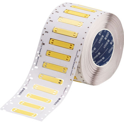 Brady HCM-60x10-B7643-YL / 620336, THT Heatex Cable Markers, 60.00 mm x 10.00 mm