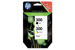 HP originálna cartridge CN637EE, HP 300, black/color, blistr, 2 x 200 str., 2x4ml, HP 2-pack, CC640EE a CC643EE, DeskJet D2560, F4280