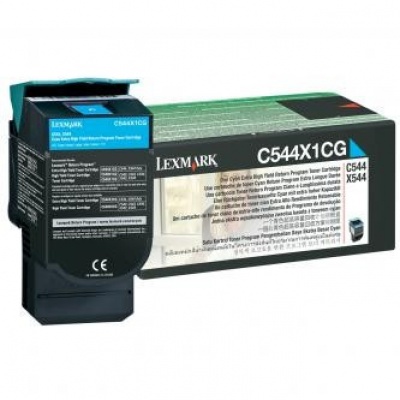 Lexmark C544X1CG azúrový (cyan) originálny toner
