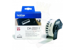 Brother DK-22211, 29mm x 15,24m, potiahnutá fóliou, originálna kontinuálna rolka