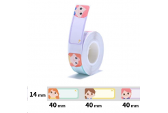 Niimbot štítky T A2A28038805, 14x40mm 155ks Princezny pre D11, D11-M, D110, D110-H