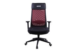 Marvo Kancelářská židle MAXIMUS, černá, prodyšná záda