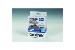 Brother TX-551, 24mm x 15m, čierna tlač / modrý podklad, originálna páska