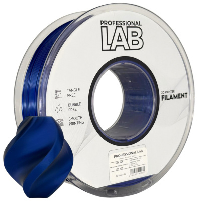 Professional Lab FG-P115-E1, 3D filament, PLA Silk, 1,75mm, 1000g,  Tri Color, modrý (Storms whisper)