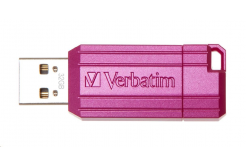 Verbatim 49056 Flash Disk Hi-Speed Store 'n' Go, 32GB, Pinstripe, USB 2.0, Hot růžová