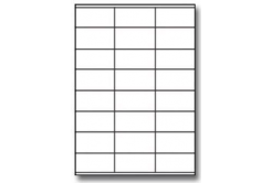 Samolepiace etikety 52,5 x 35 mm, 32 etikiet, A4, 100 listov