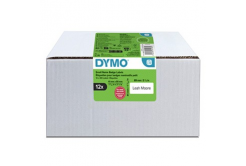 Dymo 2234183, 89mm x 41mm, menovky, odnímateľné, biele, originálne papierové štítky, 12 x 300 ks
