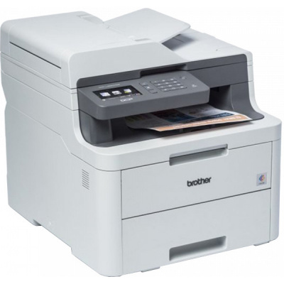 Brother multifunkce color LED DCP-L3550CDW - A4, 18ppm, 512MB, 600x600copy, USB2.0, WiFi, 250listů, ADF50, displ, DUPLEX