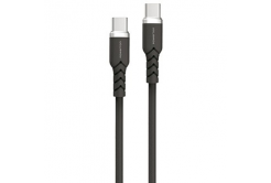 Powerton ENERGY DARK EDITION Kábel USB-C, 60W, 1m, silikónový, čierny