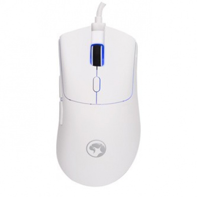 Myš drátová, Marvo Niro 40 White G950 WH, bílá, optika, 12000DPI