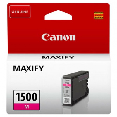 Canon originálna cartridge PGI-1500 M, magenta, 300 str., 4.5ml, 9230B001, Canon MAXIFY MB2050,MB2150,MB2155,MB2350,MB2750,MB2755