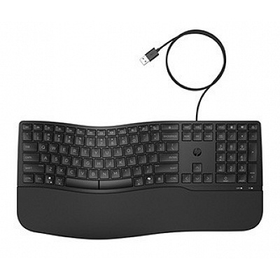 HP 480 Comfort klávesnica káblová (USB) CZ, čierna