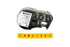 Brady M4C-750-584-YL / 170812, 19.05 mm x 6.10 m, Plastic, čierna tlač / žltý podklad